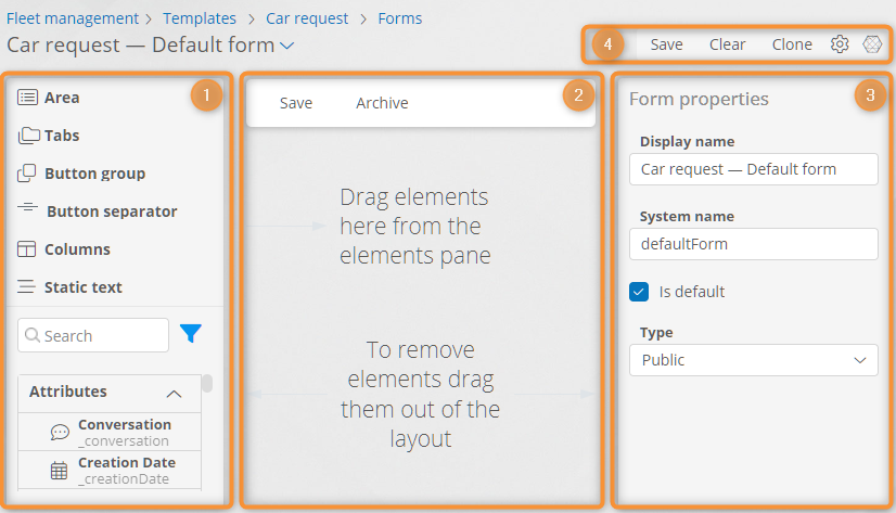 Form designer